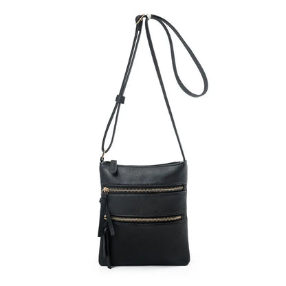 Crossbody Bag for Women – Multi Pocket Faux Leather Shoulder Purse