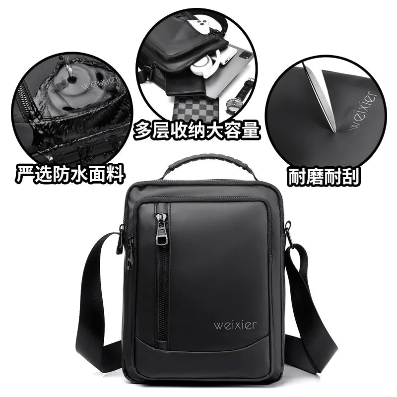 Men S Minimalist Casual Phone Bag Crossbody Bag Men S Large Capacity Shoulder Bag Men S Bag