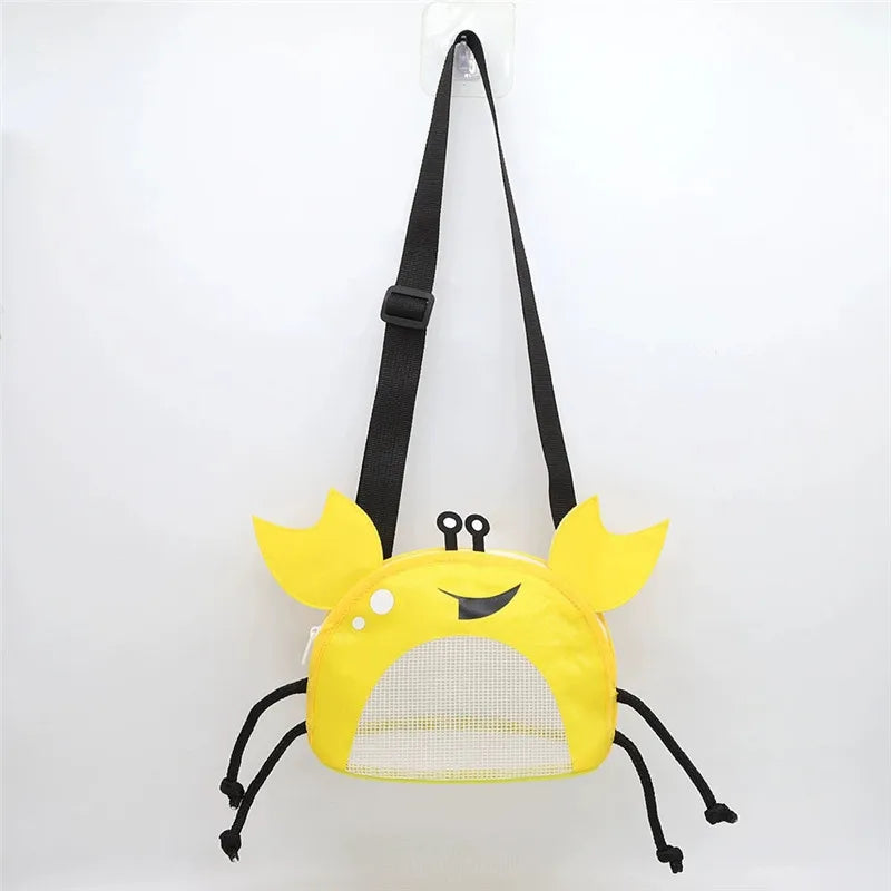 Crab Shaped Crossbody Bag Cute Novelty Beach Shoulder Bag