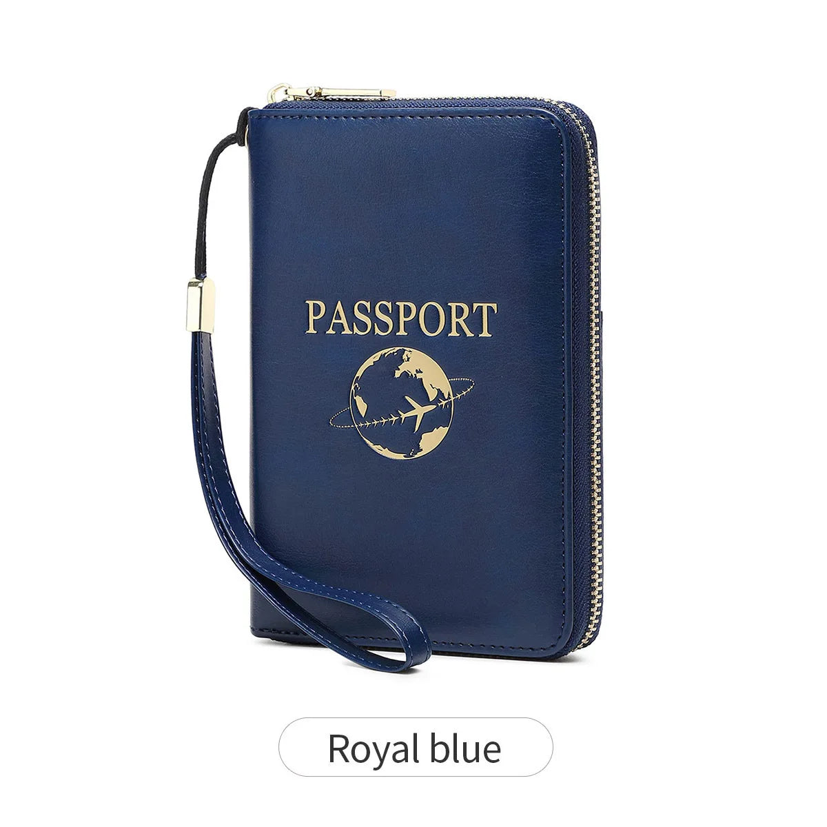 Multi-Functional Zipper Passport Holder Rfid Anti-Magnetic Passport Global Travel Storage Document