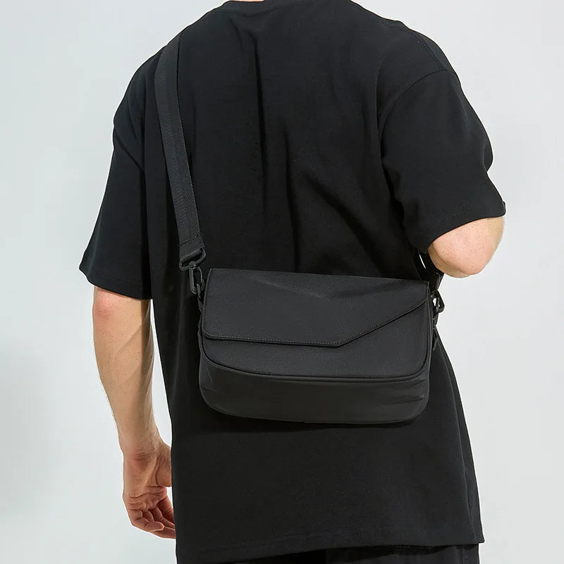 Simple Oxford Fabric Single-Shoulder Bag Men Large-Capacity Casual Sporty Fashionable