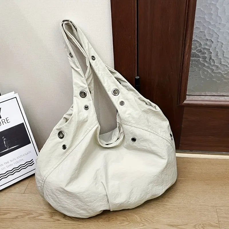 Oversized Hobo Tote Bag – Soft Shoulder Purse for Everyday & Travel