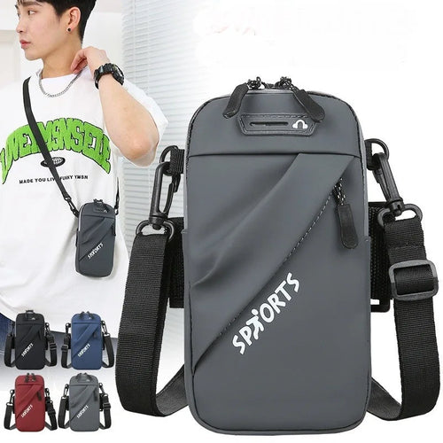Mobile Phone Arm Outside Sports Men Women Fitness One Shoulder Diagonal Across Outdoor Cycling
