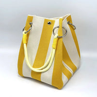 Beige Yellow Stripe