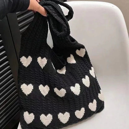 Summer Beach Tote Shoulder Bag Straw Weav Handbag Large Capacity Vacation Weaving Hollow Bags Women