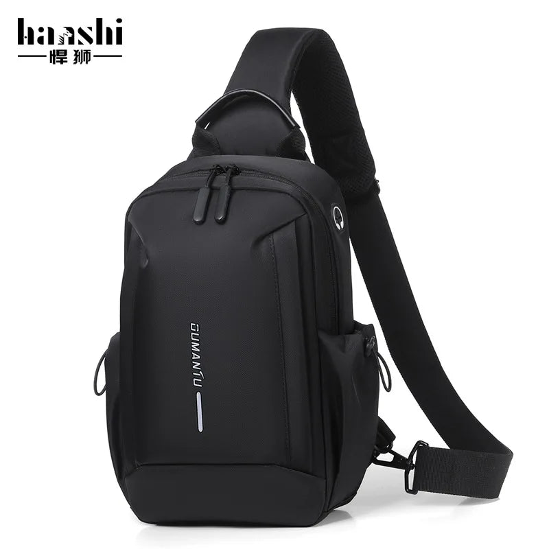 Men S Chest Bag Travel Women Crossbody Multi-Function Large Capacity Shoulder Commuting Light