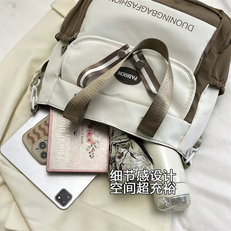 Large Capacity Women's Tote Bag – Travel Shoulder & Crossbody Handbag