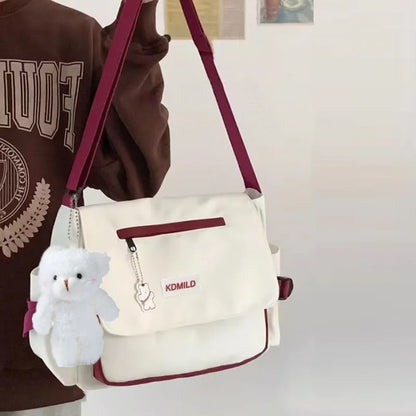 Korean Style Large Capacity Crossbody Shoulder Bag for Women