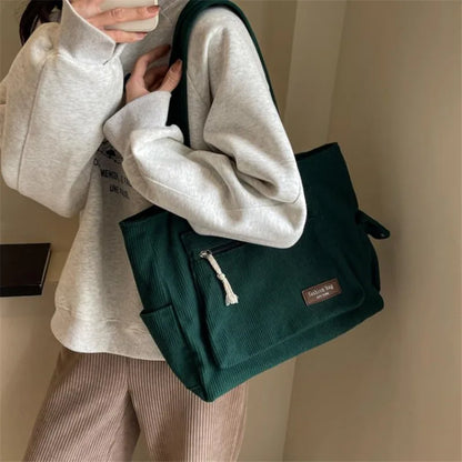 Large Capacity Women's Shoulder Tote Bag – Stylish Daily Handbag