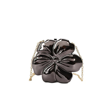 Creative Acrylic Flower Bag Banquet Dinner Party Bag Women Fashionable Socialite Shoulder Crossbody