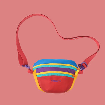 Dopamine Color Waist Bag Men S Women Outdoor Sports Mountaineering Portable Waterproof Nylon One