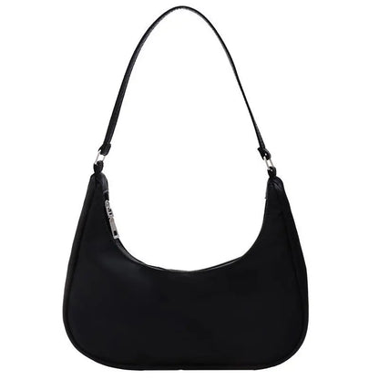Fashionable Shoulder Underarm Bag Light Small Solid Color Satchel Stylish Women Tote