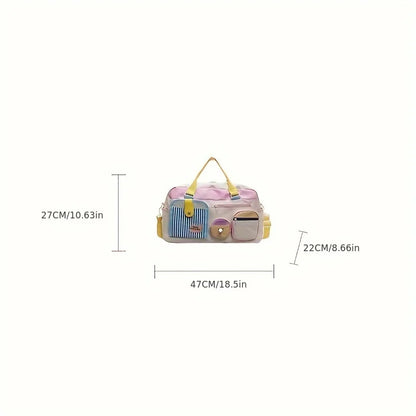 Dopamine Casual Travel Bag Women Lightweight Gym Yoga Swim Fitness Duffel