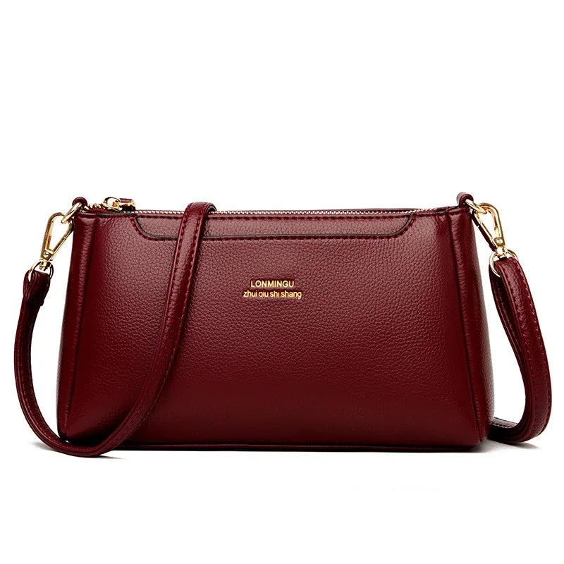 Horizontal Square-Shaped Crossbody Bag Simple Women S Crossbody Bag Commuting Single-Shoulder Bag