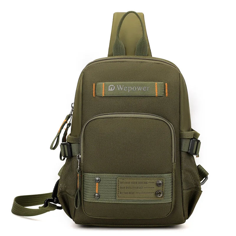 Large Capacity Daily Travel Hand Lading Shoulder Strap Nylon Waterproof Functional Practical Chest