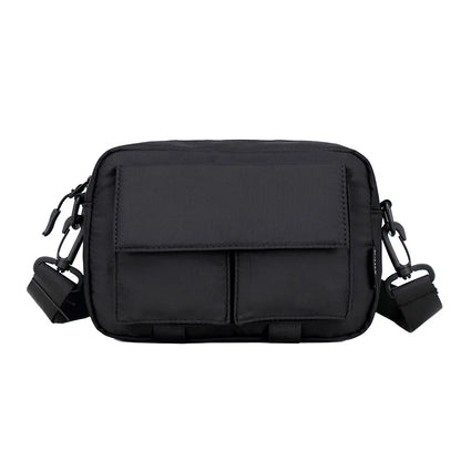 Oxford Cloth Crossbody Bag Versatile Square Waterproof Cycling Travel Backpack - Waterproof