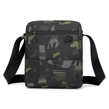 Men S Waterproof Travel Leisure Cross-Body Backpack Large Capacity Wear-Resistant One Shoulder