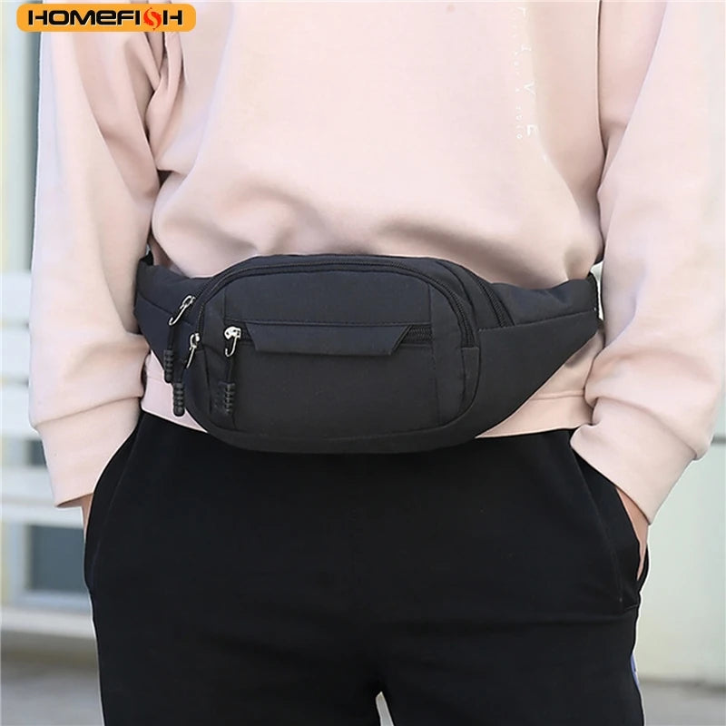 Mobile Waist Bag Both Men Women Multifunctional Large Capacity Anti Splash Business Wear Resistant