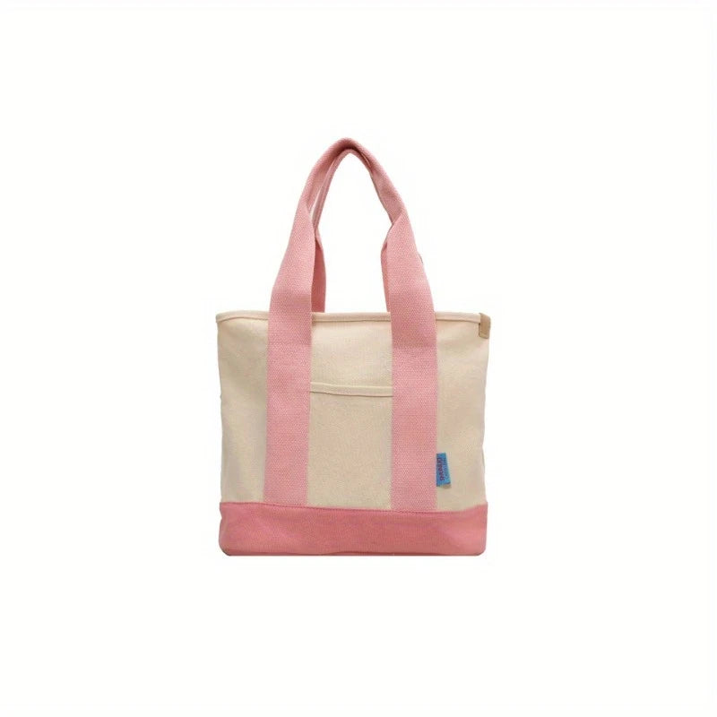 Simple Colorblock Crossbody Bag Large Capacity Shoulder Bag