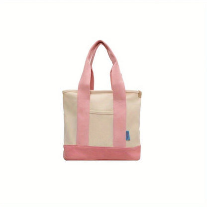 Simple Colorblock Crossbody Bag Large Capacity Shoulder Bag