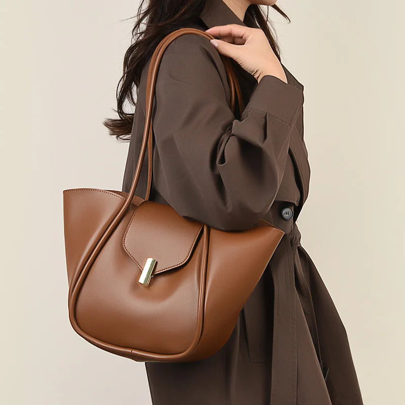 Large Capacity Tote Bag for Women – Work Shoulder Handbag with Pouch