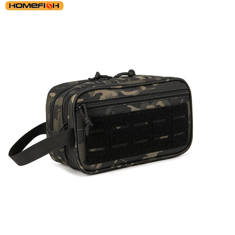 Homefish Tactical Toiletry Bag Men Hygiene Tool Molle Pouches Small Dopp Kit Mens Shaving Travel