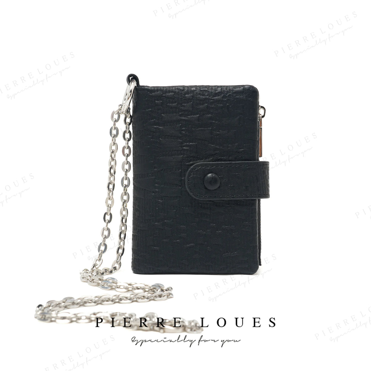 Purse Short Female Buckle Large Capacity Wallet Change Card Storage Multi-Function Chain Handheld
