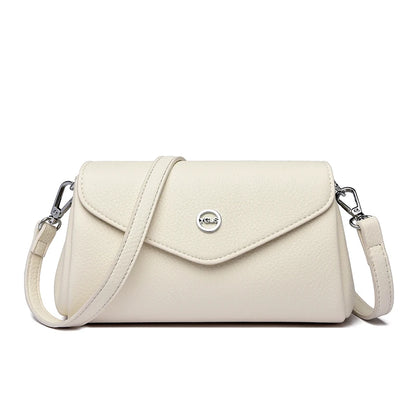Multi-Layer PU Leather Crossbody Bag for Women