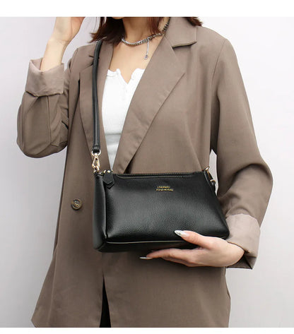 Horizontal Square-Shaped Crossbody Bag Simple Women S Crossbody Bag Commuting Single-Shoulder Bag