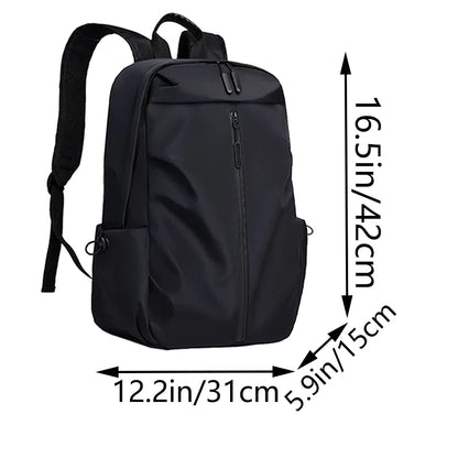 Multi-Color Minimalist Casual Backpack Versatile Multi-Compartment