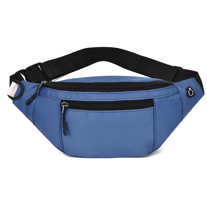 Fashionable Waist Bag Simple Multifunctional Shoulder Crossbody Go Out Oxford Cloth Change Mobile