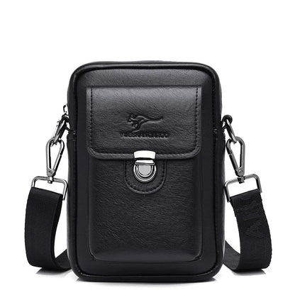 Mobile Phone Storage Men S Crossbody Buckle Small Backpack