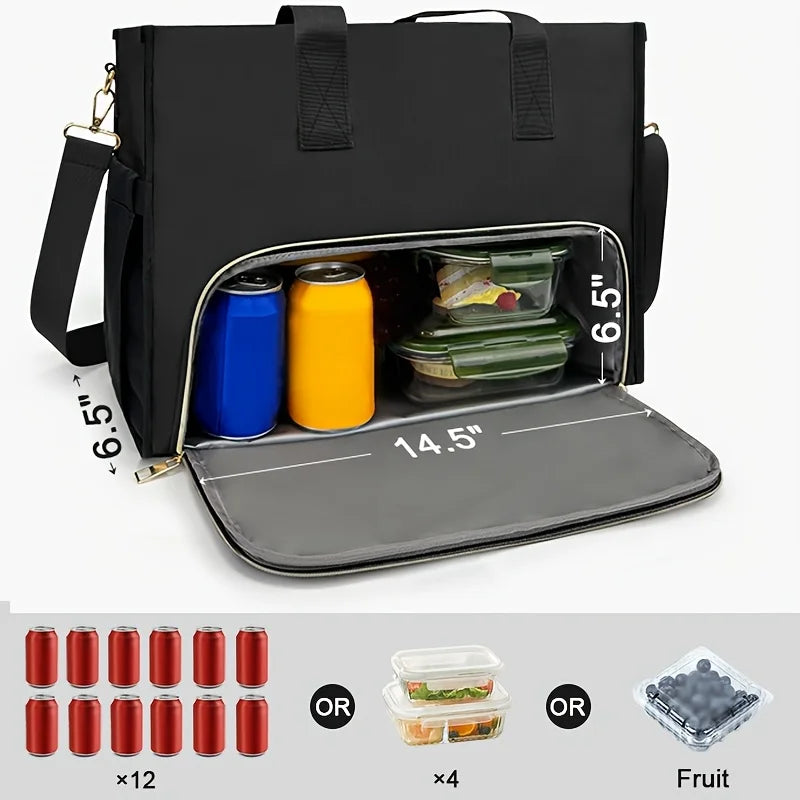 Large Insulated Lunch Tote Bag for Women – Laptop & Work