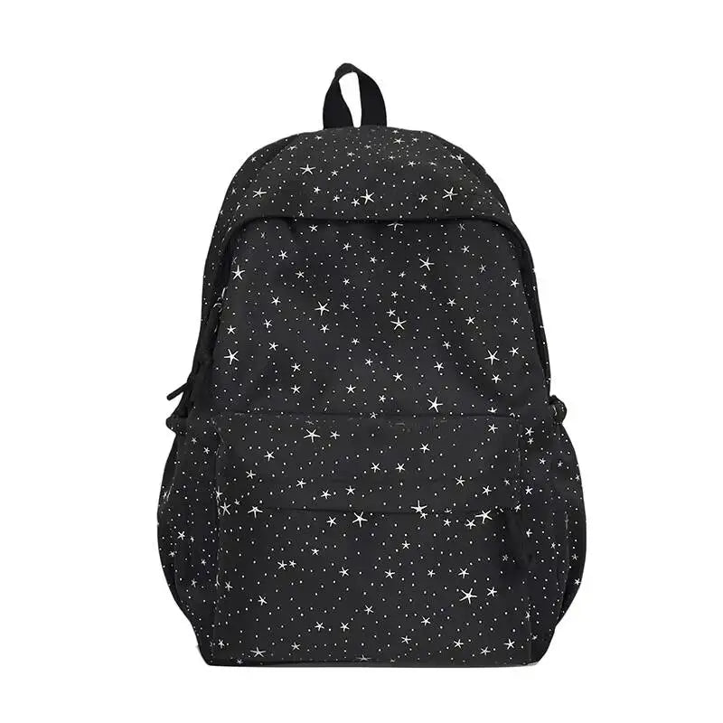Y2K Star Print Backpack – Large Capacity School & Travel Bag