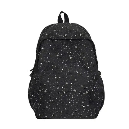 Y2K Star Print Backpack – Large Capacity School & Travel Bag