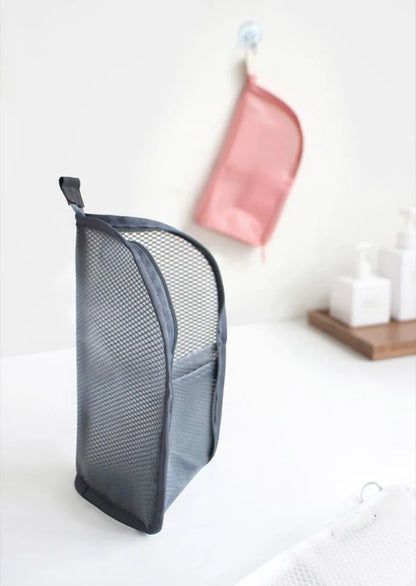 Homefish Eva Transparent Mesh Travel Toiletry Bag Portable Cosmetic Makeup Organizer Zipper Pouch