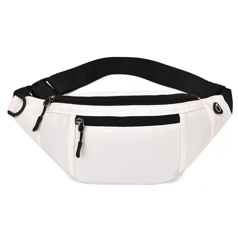 Fashionable Waist Bag Simple Multifunctional Shoulder Crossbody Go Out Oxford Cloth Change Mobile