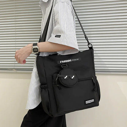 Large Capacity Handhold Men S Women Remedial Backpack Students Leisure Crossbody Junior School