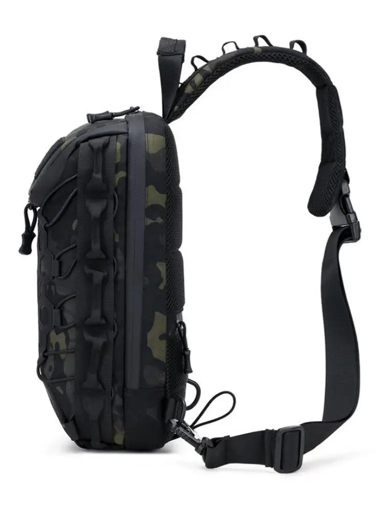 Homefish Outdoor Tactical Chest Bag Sling Shoulder Backpack Edc Crossbody Daily Commuting Sports