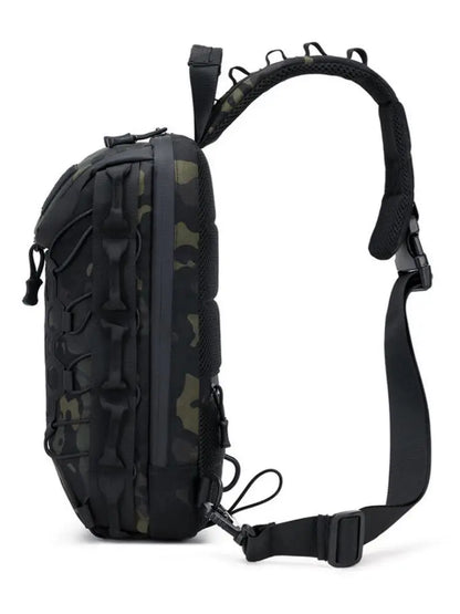 Homefish Outdoor Tactical Chest Bag Sling Shoulder Backpack Edc Crossbody Daily Commuting Sports
