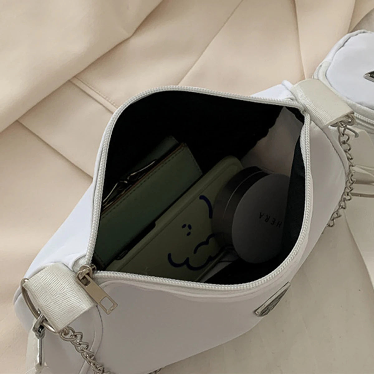 Nylon Crossbody Bag Women Portable Casual Underarm Students Cross Body