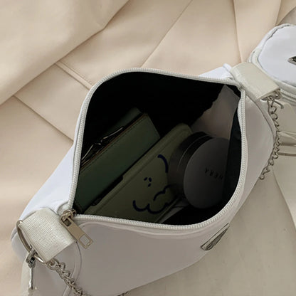 Nylon Crossbody Bag Women Portable Casual Underarm Students Cross Body