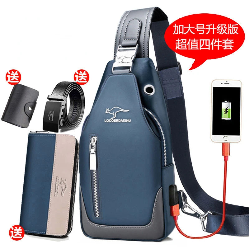 Crossbody Sling Bag – Waterproof Waist Bag for Sports and Travel