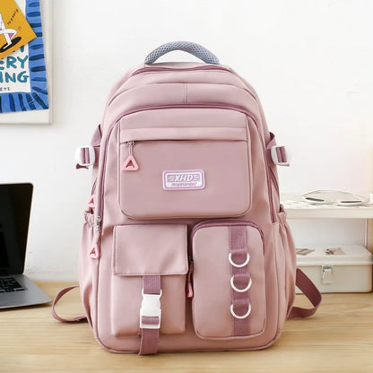 Large School Backpack for Teen Girls Multi-Pocket Bookbag