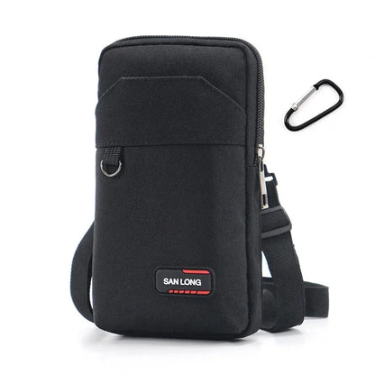 Waterproof Waist Bag Purse Single Double Layer Outdoor Military Waist Fanny Pack Men Phone Pouch