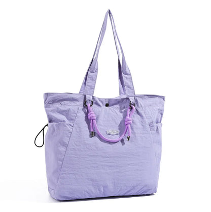 Large Nylon Tote Bag for Women – Knotted Rope Shopper