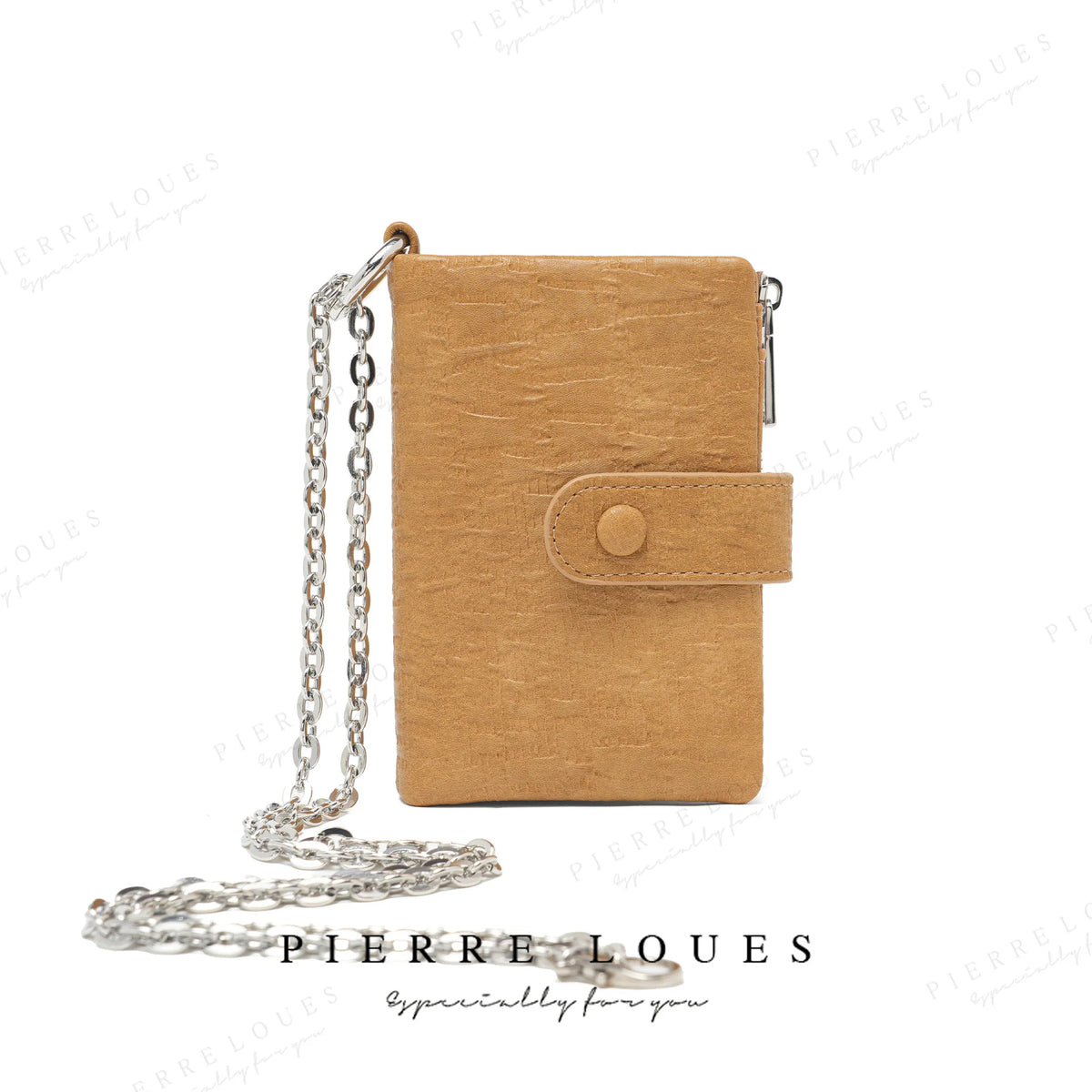 Purse Short Female Buckle Large Capacity Wallet Change Card Storage Multi-Function Chain Handheld