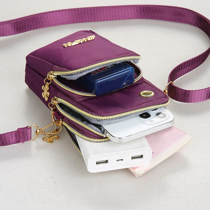 Mobile Phone Bag Women S Crossbody Mini Bag Mom Mommy Coin Bag Neck Hanging Running Cover