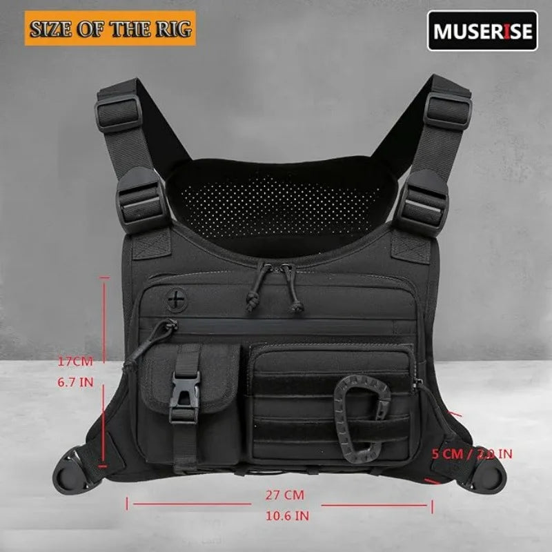 Waterproof Ultra-Light Oxford Fabric Chest Bag Outdoor Tactical Chest Bag Camouflage Sports Chest