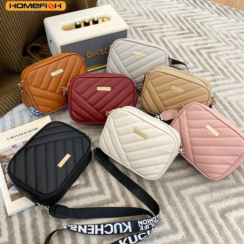 Homefish Pu Shoulder Bags Woman S Handbag Simple Crossbody Casual Messenger Bag Cool Phone